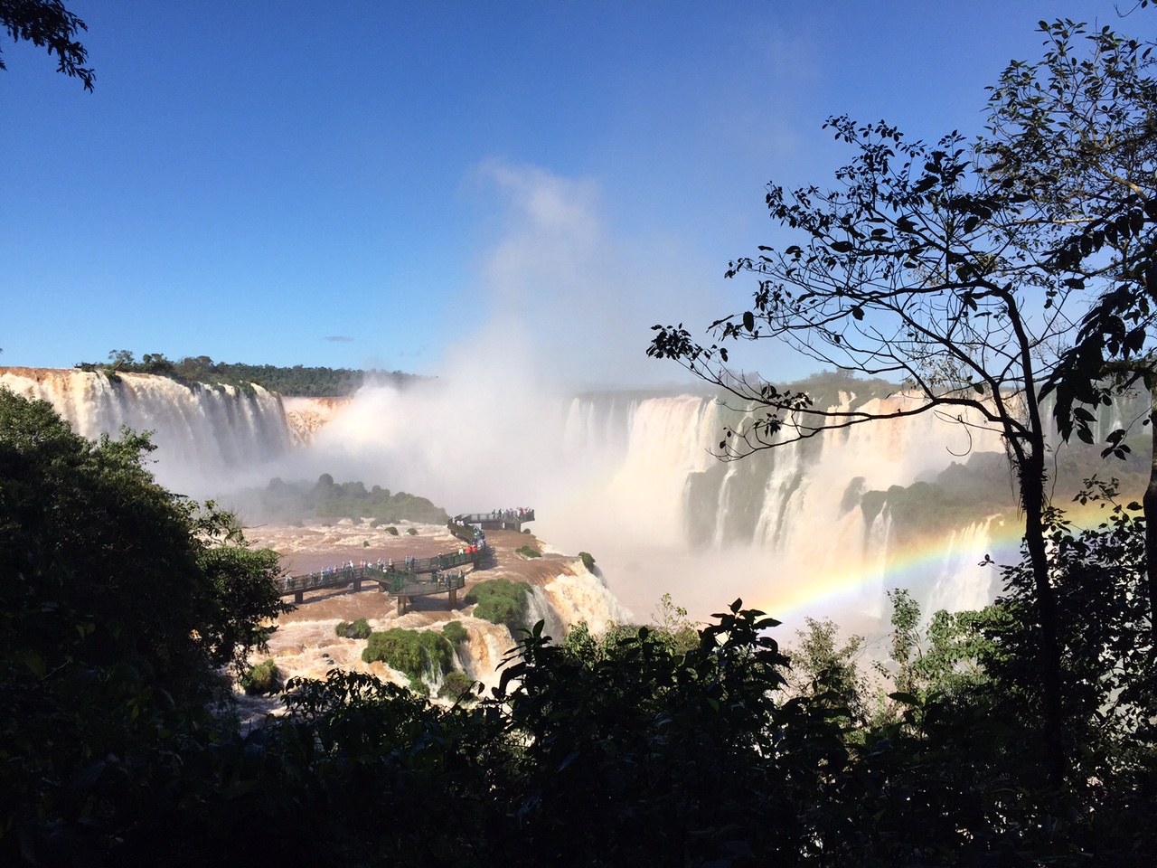 Abstract Heaven Iguazu Falls Brazil